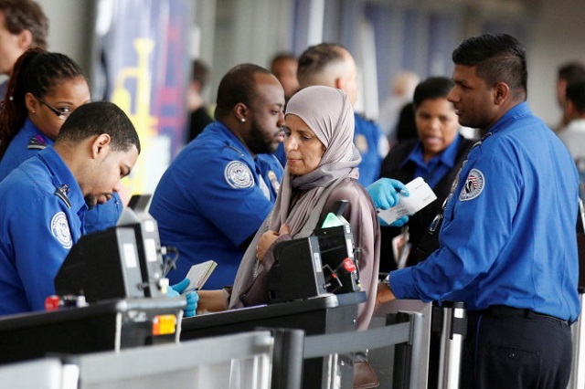 Quá trình kiểm tra an ninh tại sân bay ở Mỹ khá nghiêm ngặt